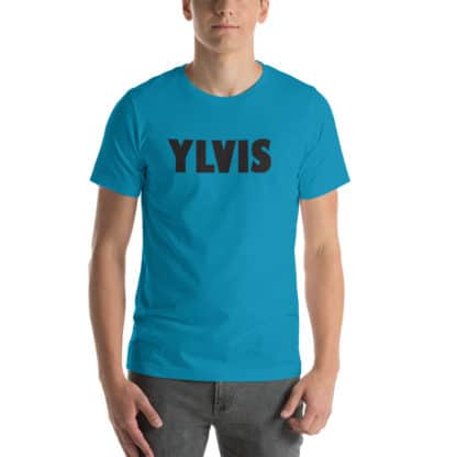 t shirt ylvis blue