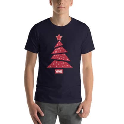 t shirt ylvis tree navy