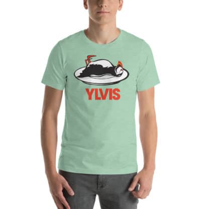 t shirt ylvis bird green