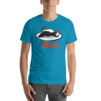 t shirt ylvis bird blue