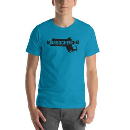 t shirt massocheichei blue