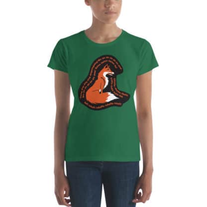 t shirt fox green