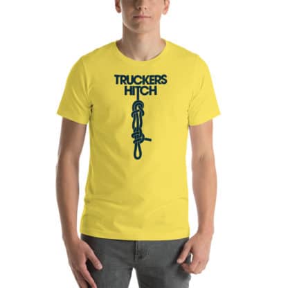 t shirt truckers hitch yellow
