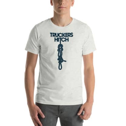 t shirt truckers hitch white