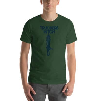 t shirt truckers hitch green