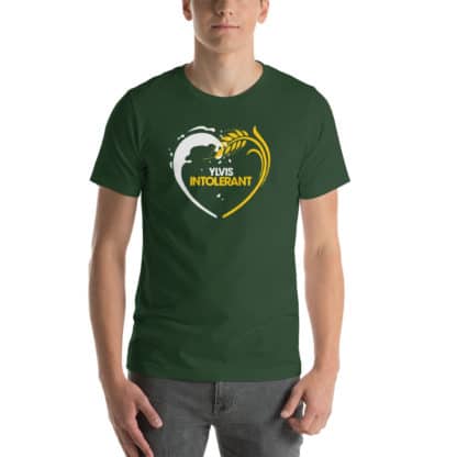 t shirt ylvis intolerant green