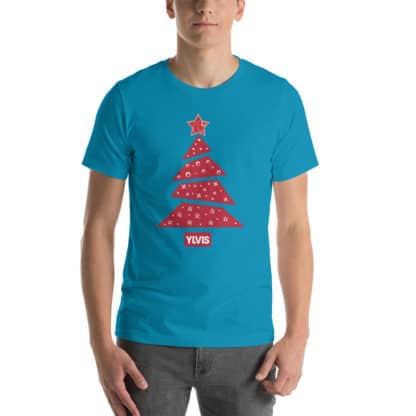 t shirt ylvis tree blue