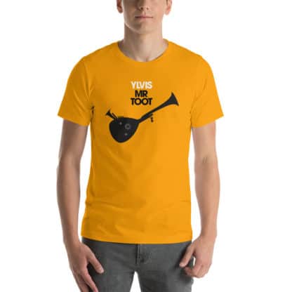 t shirt ylvis mr toot yellow