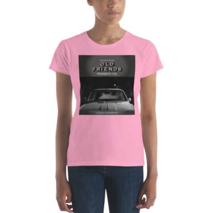 t shirt old friends pink