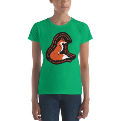 t shirt fox green