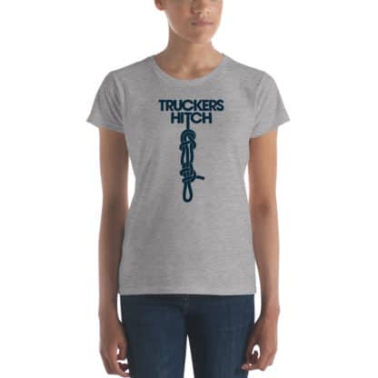 t shirt truckers hitch grey