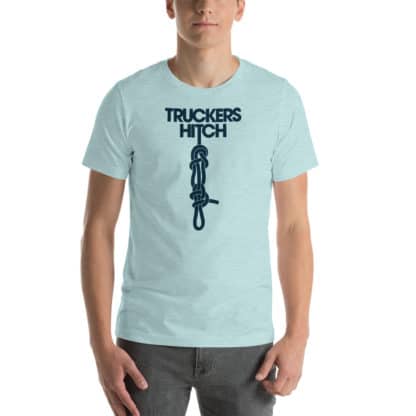 t shirt truckers hitch blue