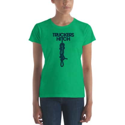 t shirt truckers hitch green