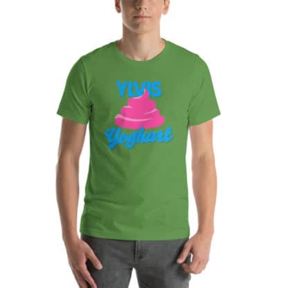 t shirt ylvis yoghurt green