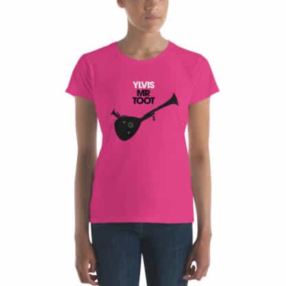 t shirt ylvis mr toot pink
