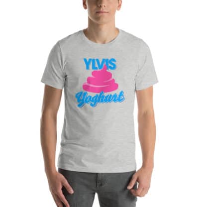 t shirt ylvis yoghurt grey