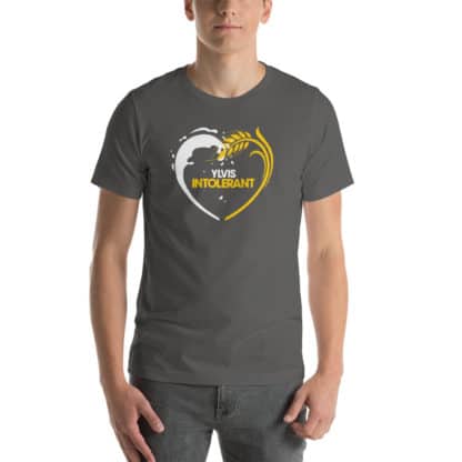 t shirt ylvis intolerant grey