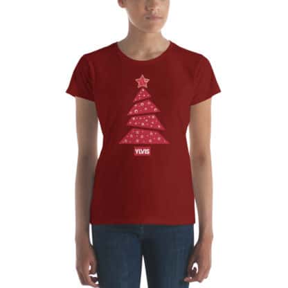 t shirt ylvis tree red