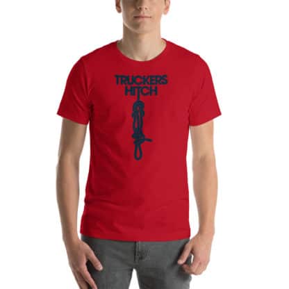 t shirt truckers hitch red