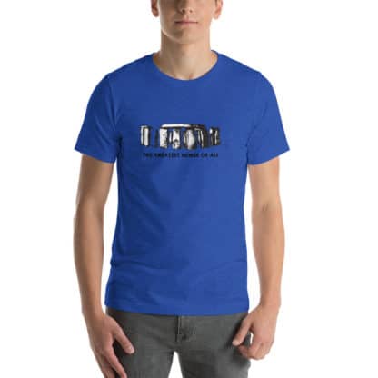 t shirt the greatest henge of all blue