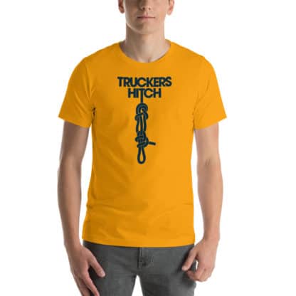 t shirt truckers hitch yellow