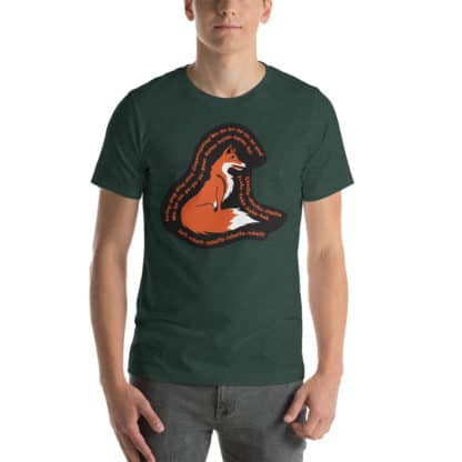 t shirt fox green