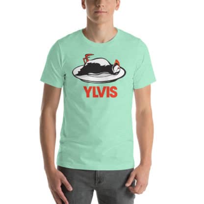 t shirt ylvis bird green