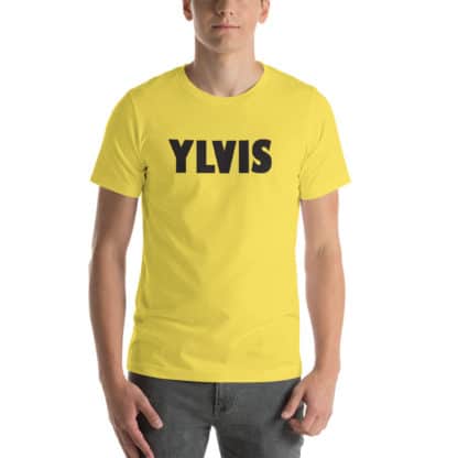 t shirt ylvis yellow