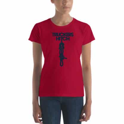 t shirt truckers hitch red