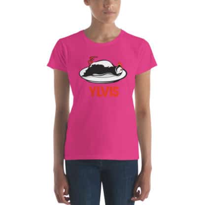 t shirt bird ylvis pink