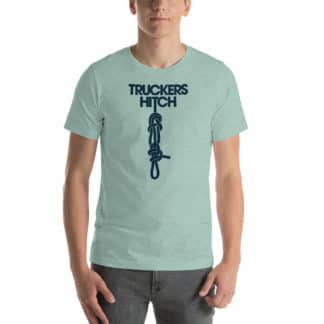 t shirt truckers hitch green