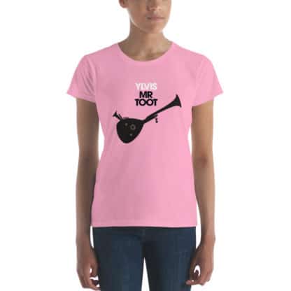 t shirt ylvis mr toot pink