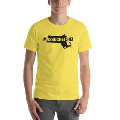 t shirt massocheichei yellow