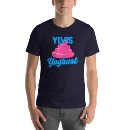 t shirt ylvis yoghurt navy