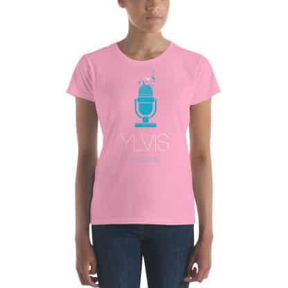 t shirt ylvis a capella pink