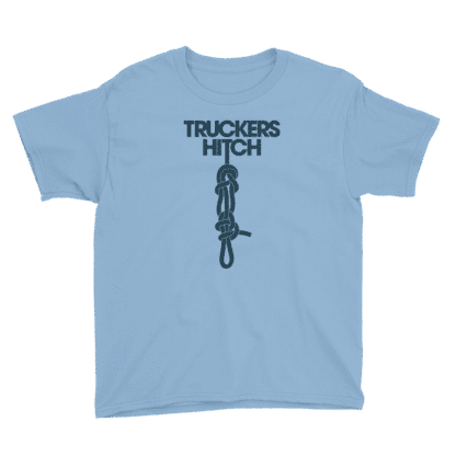 T shirt truckers hitch blue
