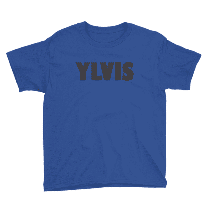 blue tshirt text ylvis