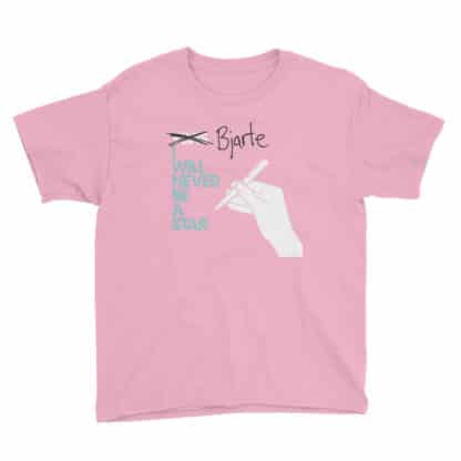 pink t shirt i will never be a star