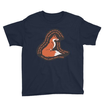 navy fox t shirt