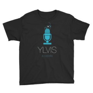 t shirt ylvis a capella black