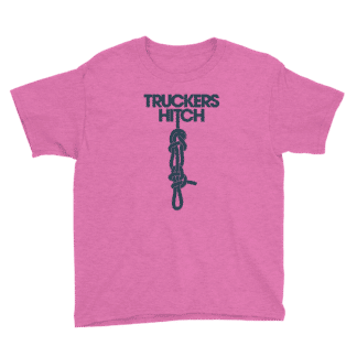 T shirt truckers hitch pink