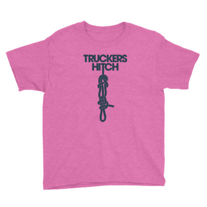 T shirt truckers hitch pink