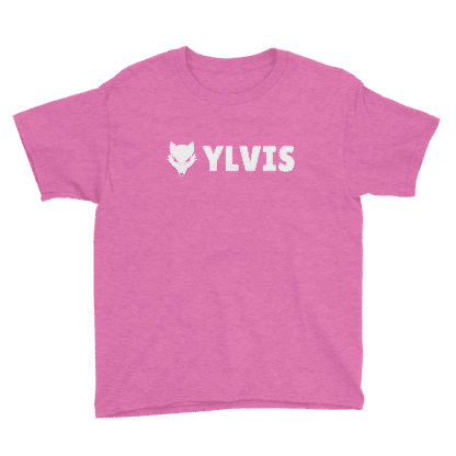 fox t shirt text ylvis pink