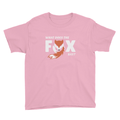 what does the fox say t shirt pink