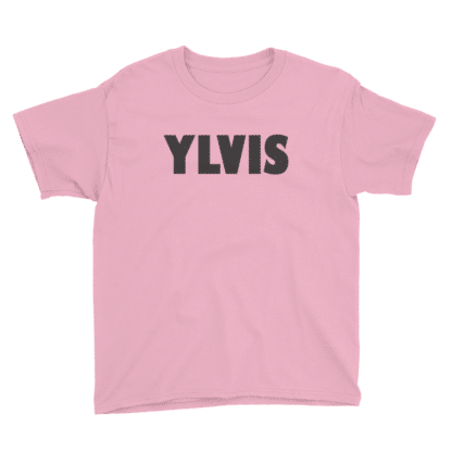pink tshirt text ylvis