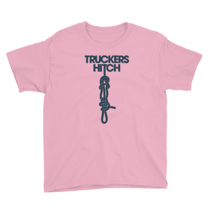 T shirt truckers hitch pink