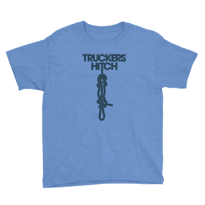 T shirt truckers hitch blue